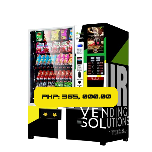 60 Slots Snack Drink with Coffee Vending Machine